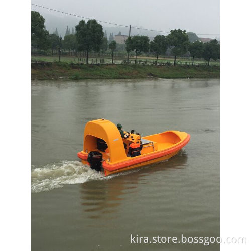Fast rescue lifeboat with 60HP Mercury engine
